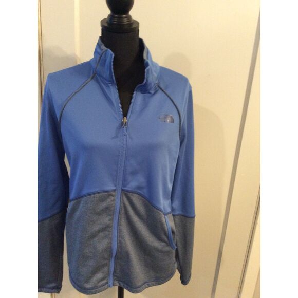 Womens The North Face Ladies Canyonland Full Zip Jacket Coat Top Blue Large - Picture 1 of 9